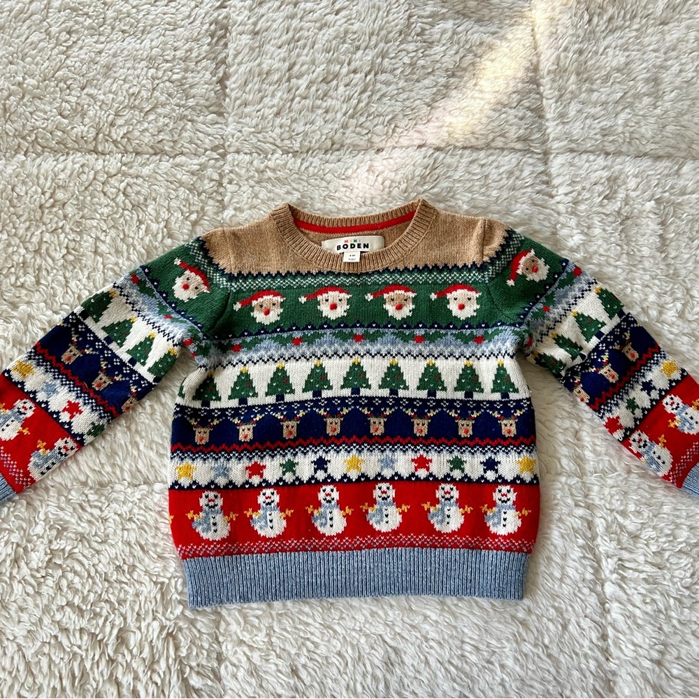 Mini Boden Toddler Holiday Sweater